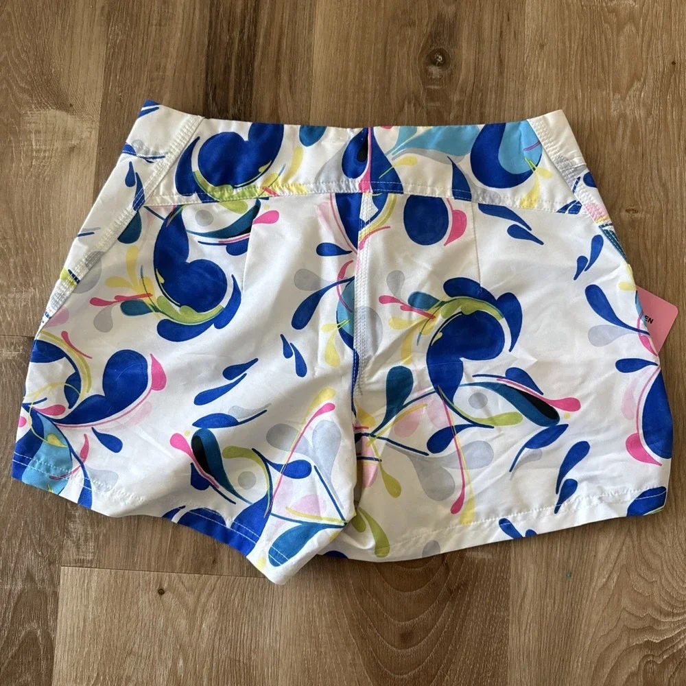 Helly Hansen Board Shorts Womens Xs Floral HP Sling Drawstring Swim NWT
